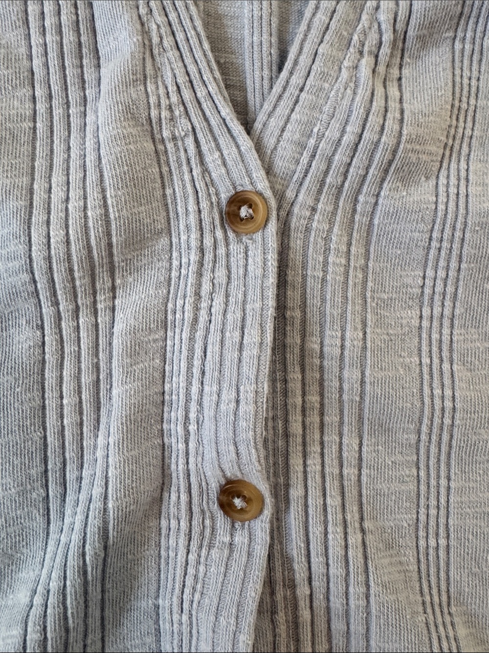 Universal Thread Light Blue Ribbed Button-Front Tank, size XL - Picture 8 of 8